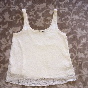 American Eagle Stretch Lace Lined Tank Top